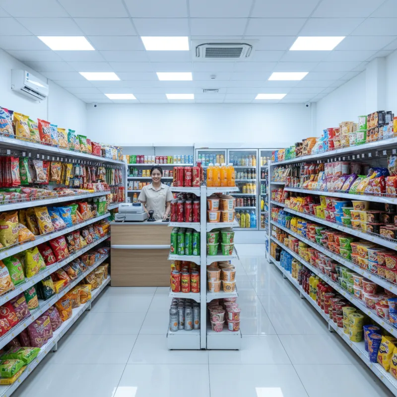 ホーチミンのコンビニ店内の様子